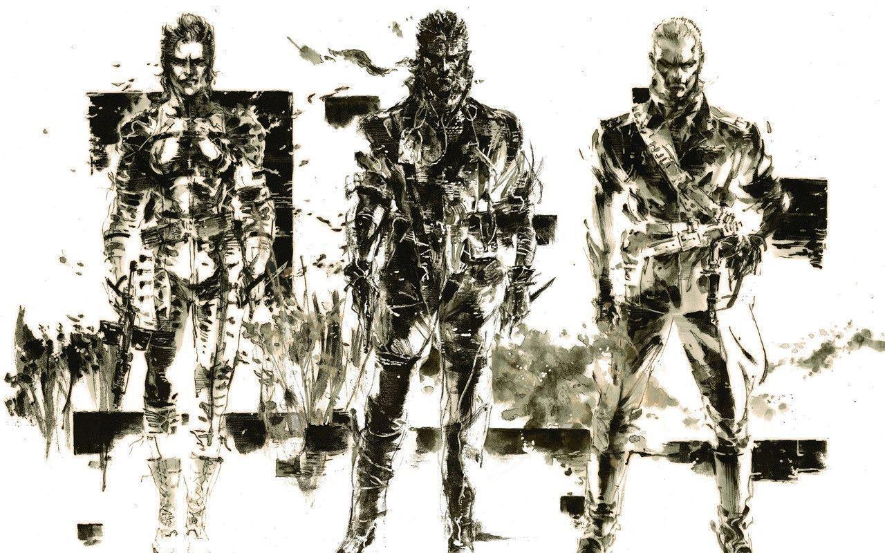 Metal Gear Solid 4 Wallpaper - Yoji Shinkawa Concept Art , HD Wallpaper & Backgrounds