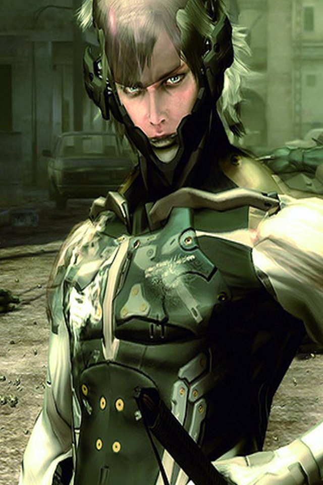 Metal Gear Solid 4 Guns Of The Patriots Iphone Wallpaper - Metal Gear Solid 4 Raiden , HD Wallpaper & Backgrounds