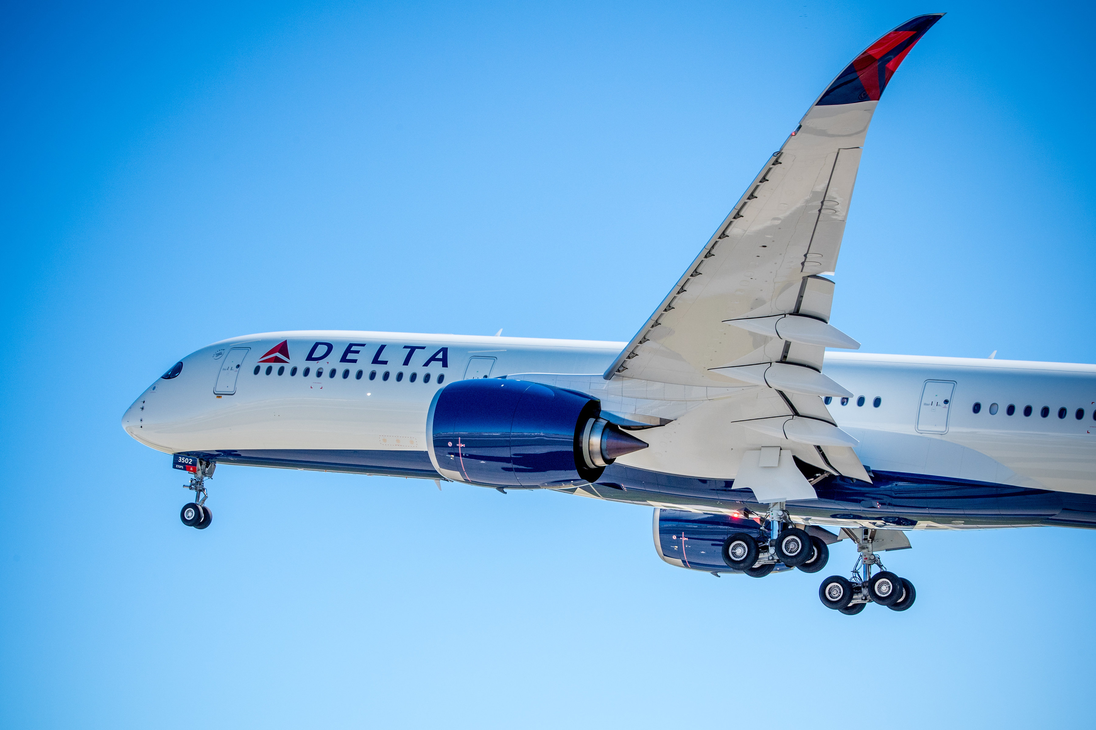 Delta Showcases New A350 To Global Media - Delta A350 , HD Wallpaper & Backgrounds