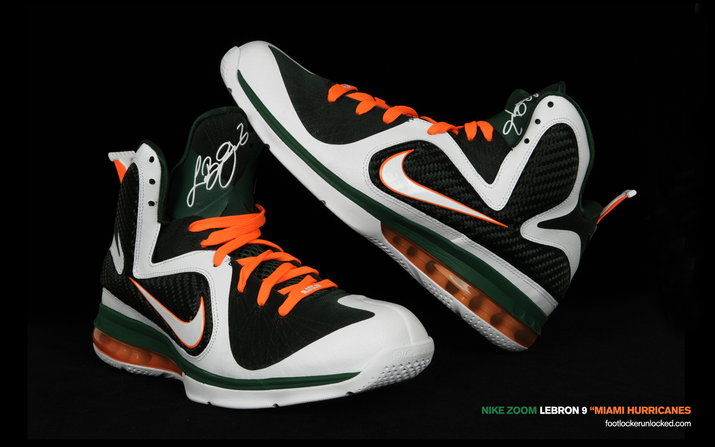 Lebron 9 Miami Hurricanes , HD Wallpaper & Backgrounds