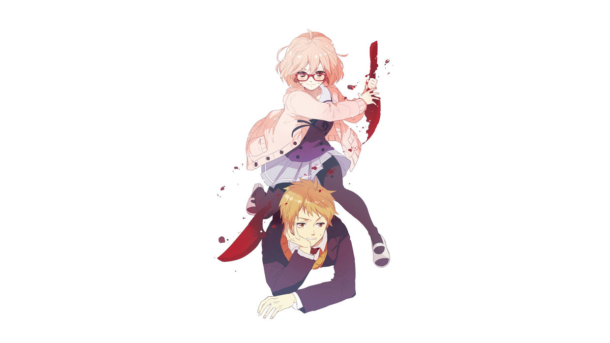 Anime Beyond The Boundary Mirai Kuriyama Hd Wallpaper - Kyoukai No Kanata Mirai And Akihito Png , HD Wallpaper & Backgrounds