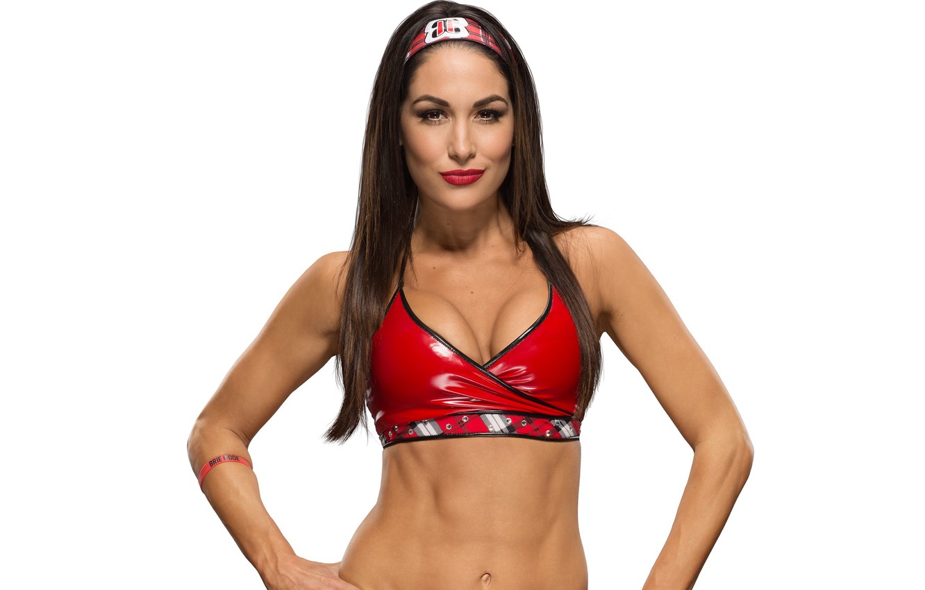 Photo Wallpaper Look, Pose, Makeup, Figure, Hairstyle, - Brie Bella Raw Women's Champion , HD Wallpaper & Backgrounds