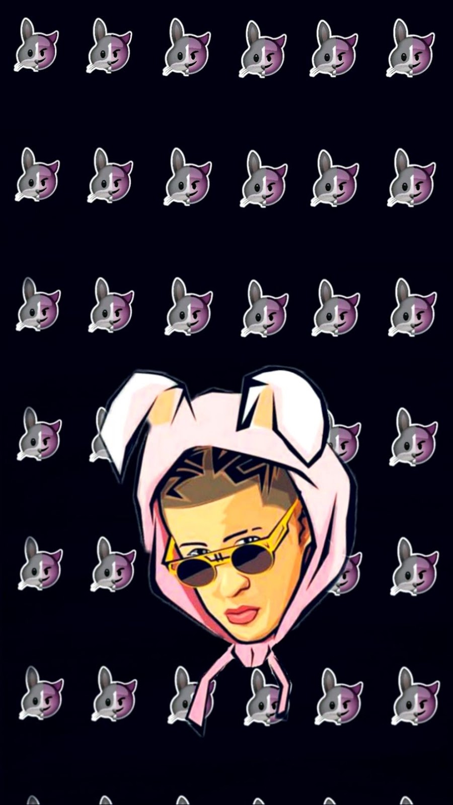 Bad Bunny Wallpaper Fondo De Pantalla Bad Bunny Trap - Bad Bunny Iphone , HD Wallpaper & Backgrounds