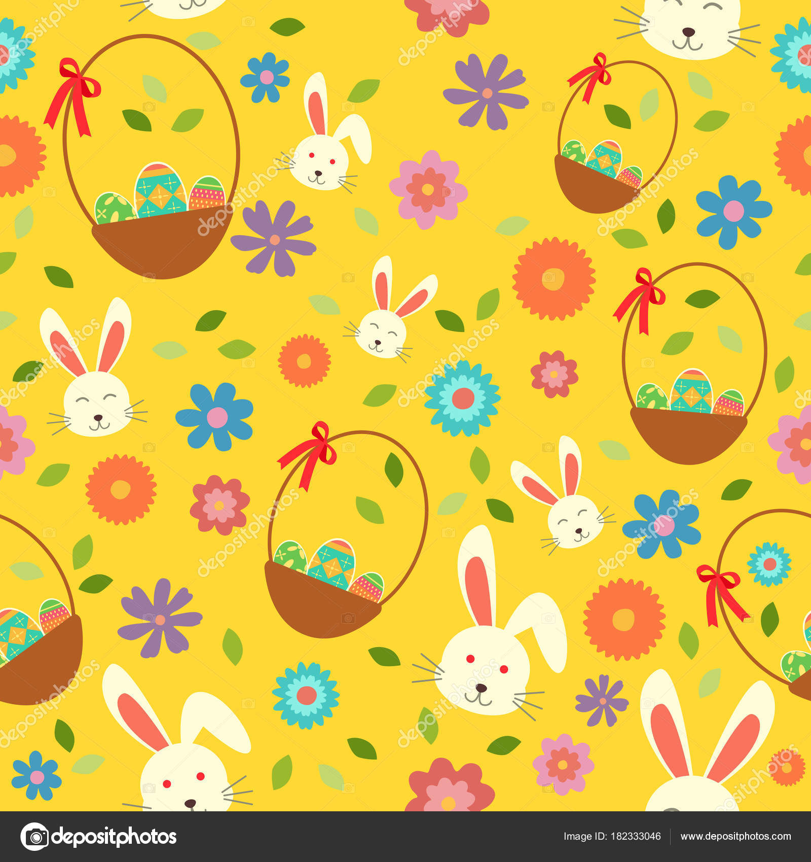 Huevos De Conejo De Pascua Y Primavera Wallpaper De - Easter Egg Patterns , HD Wallpaper & Backgrounds