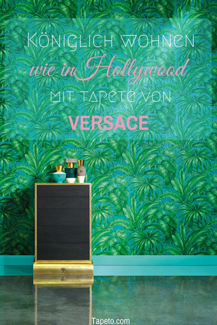 Königlich Wohnen Für Wenig Geld Versetze Dich Für Einen - Versace Wallpaper Plants , HD Wallpaper & Backgrounds