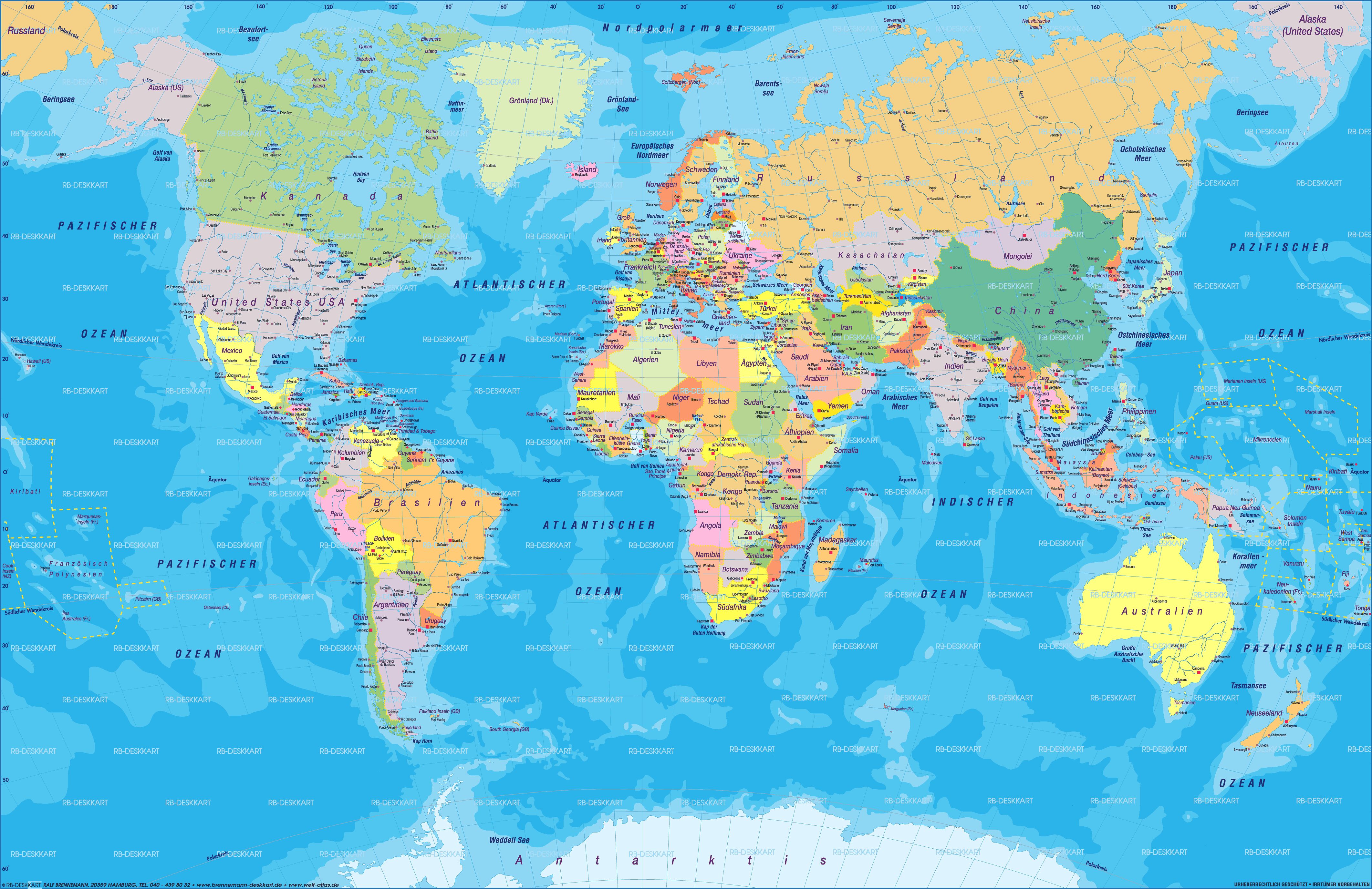Weltkarte Hd Wallpaper - Full Full Size World Map , HD Wallpaper & Backgrounds