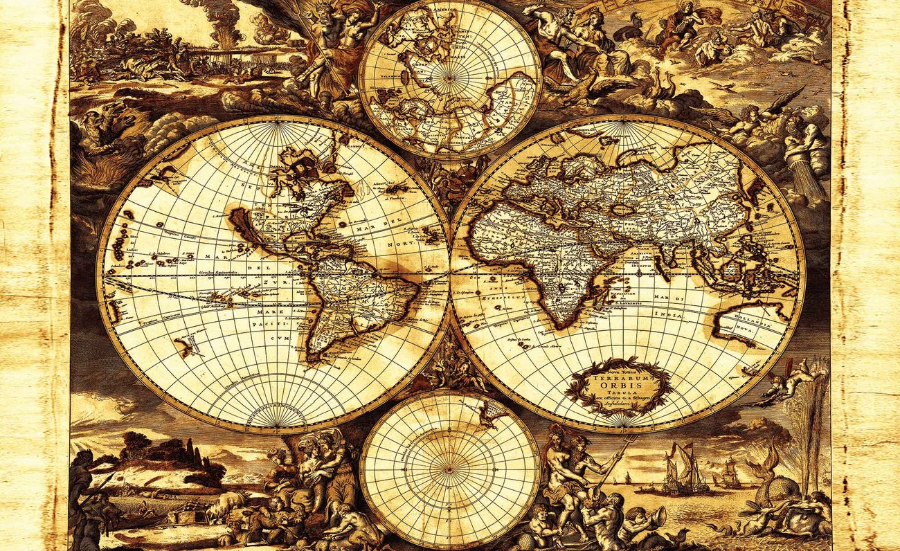 5 - World Map History , HD Wallpaper & Backgrounds