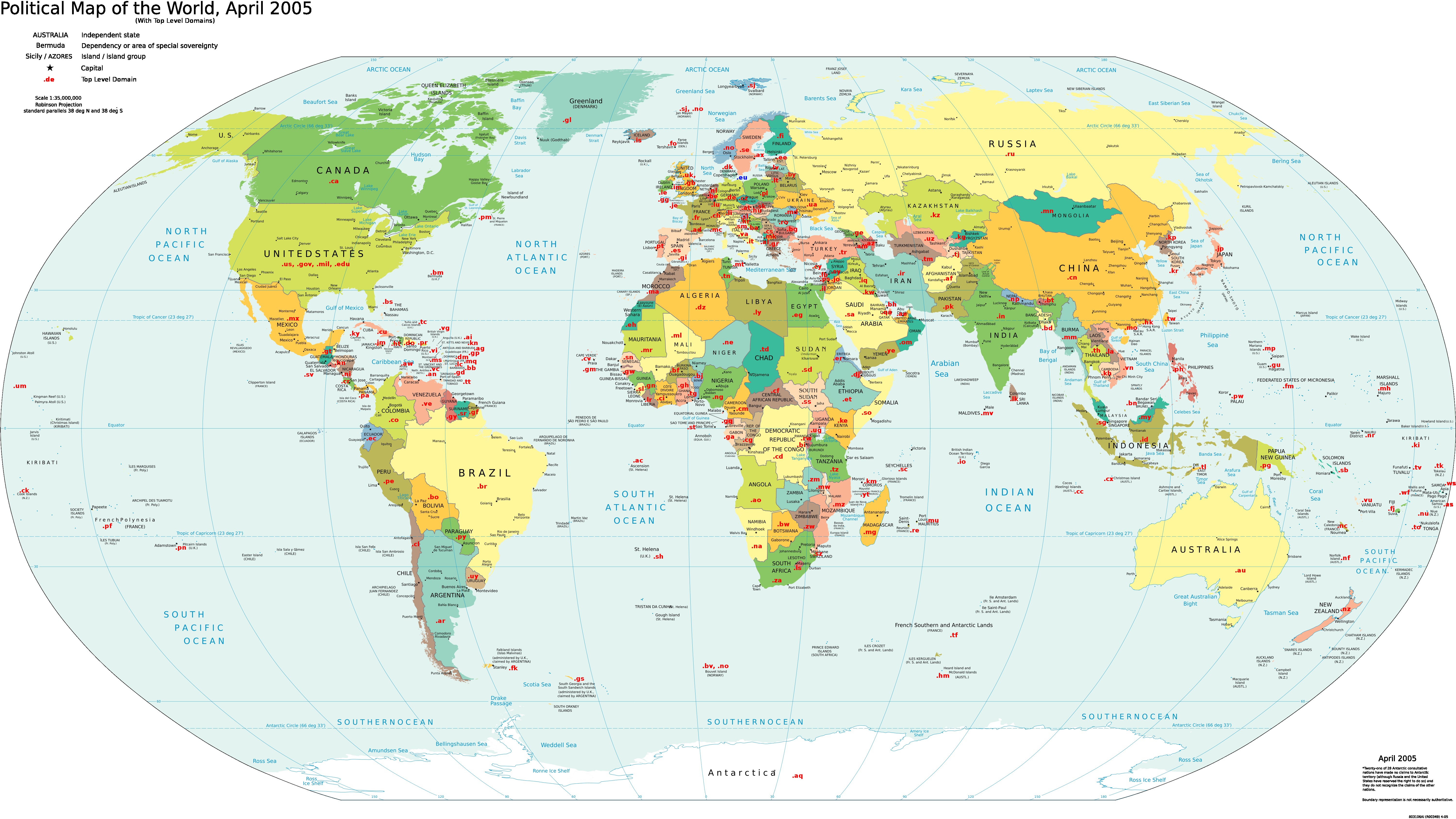 World Tld Map - Cia World Map , HD Wallpaper & Backgrounds