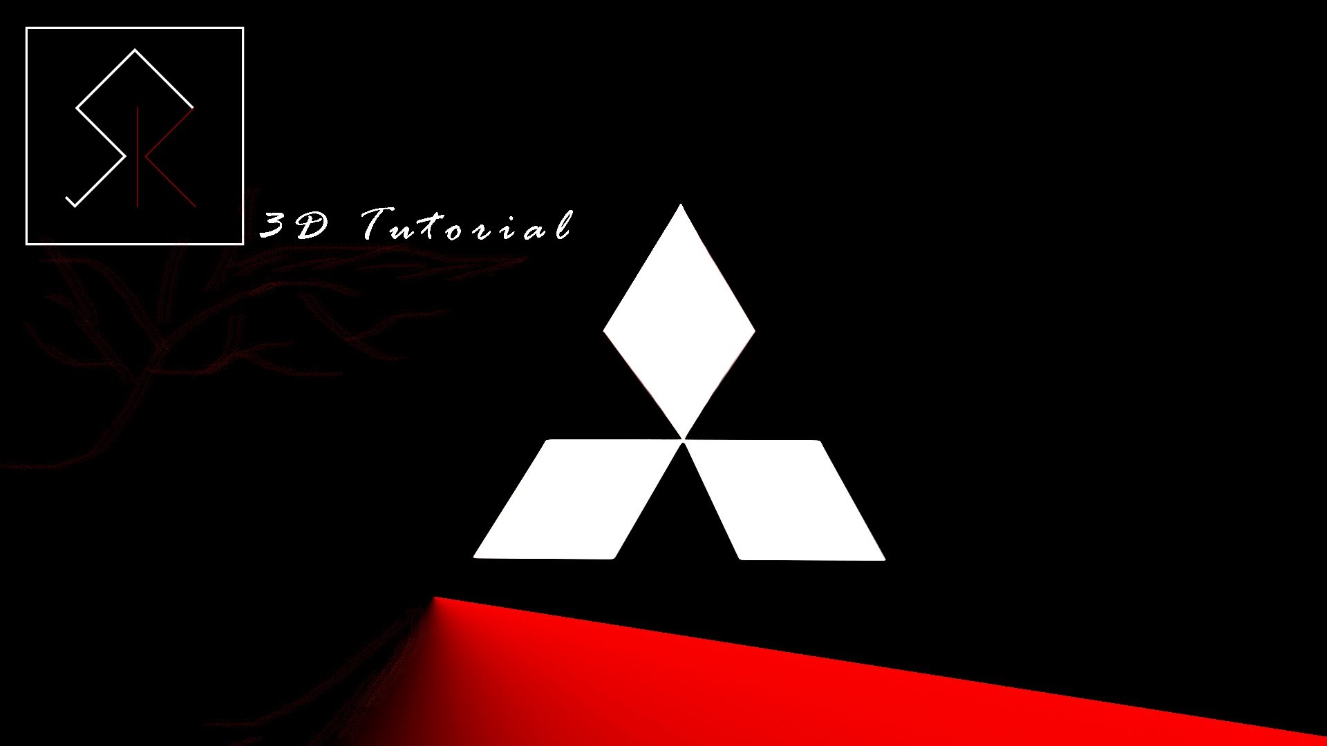 3d Maya Tutorial - Mitsubishi Logo Wallpaper Hd , HD Wallpaper & Backgrounds