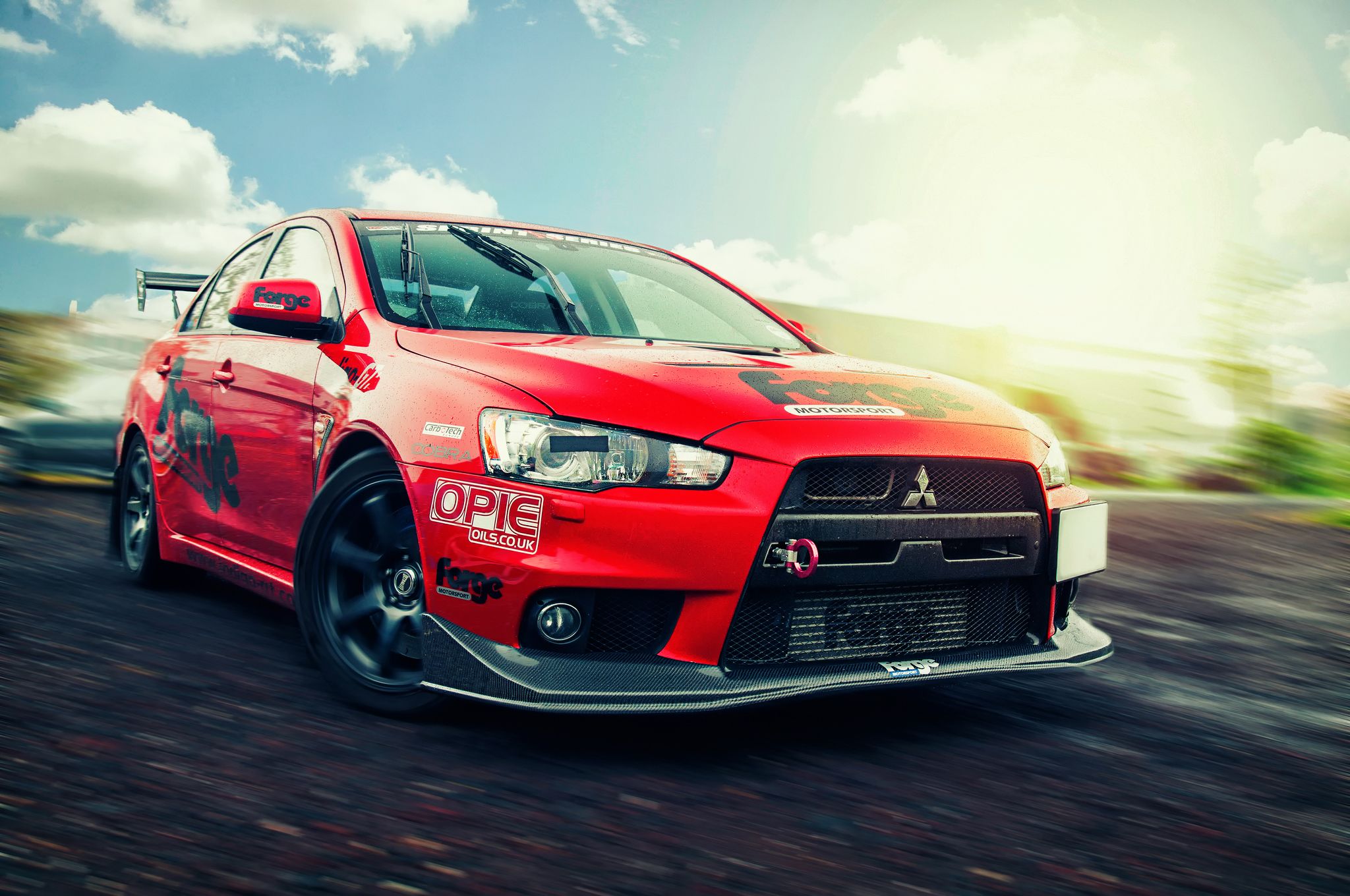 Wallpaper Of Mitsubishi Lancer, Evolution X, Скорость - Mitsubishi Lancer Evolution X Red , HD Wallpaper & Backgrounds