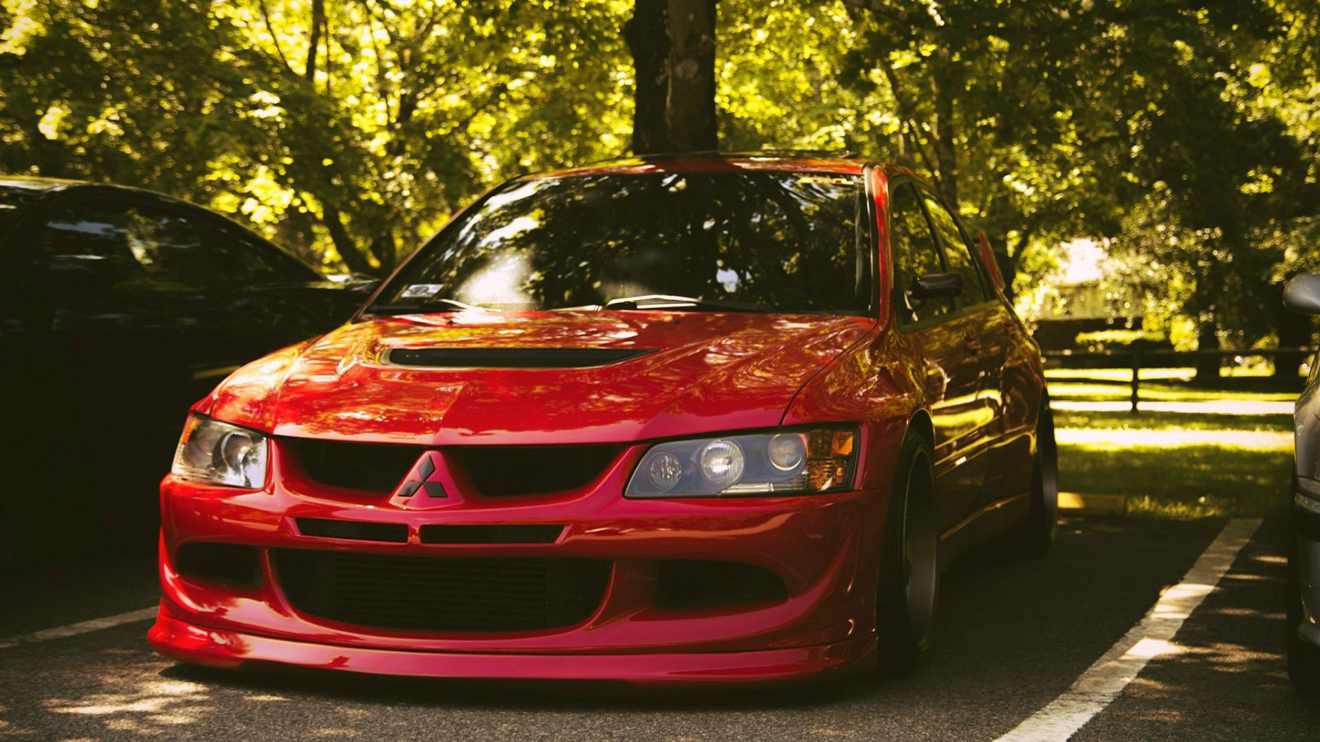 Red Mitsubishi Lancer Evolution Ix Wallpapers And Images , HD Wallpaper & Backgrounds
