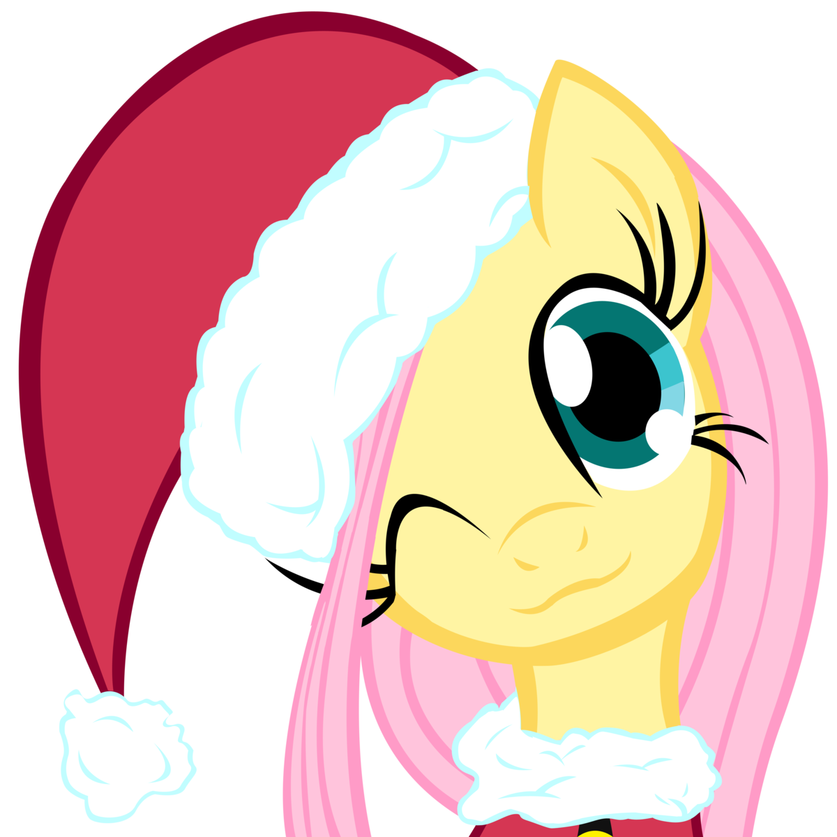 My Little Pony Friendship Is Magic Fluttershy Wallpaper - Pony Friendship Is Magic Christmas , HD Wallpaper & Backgrounds