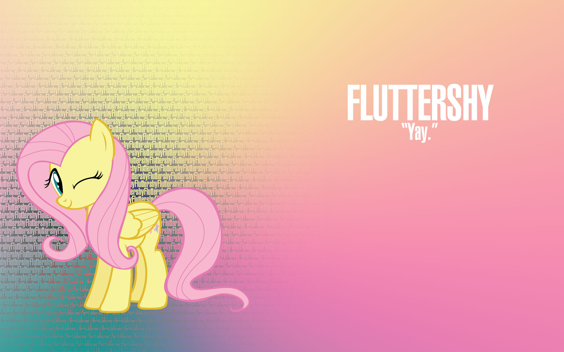 Fluttershy My Little Pony - My Little Pony Fluttershy Background , HD Wallpaper & Backgrounds