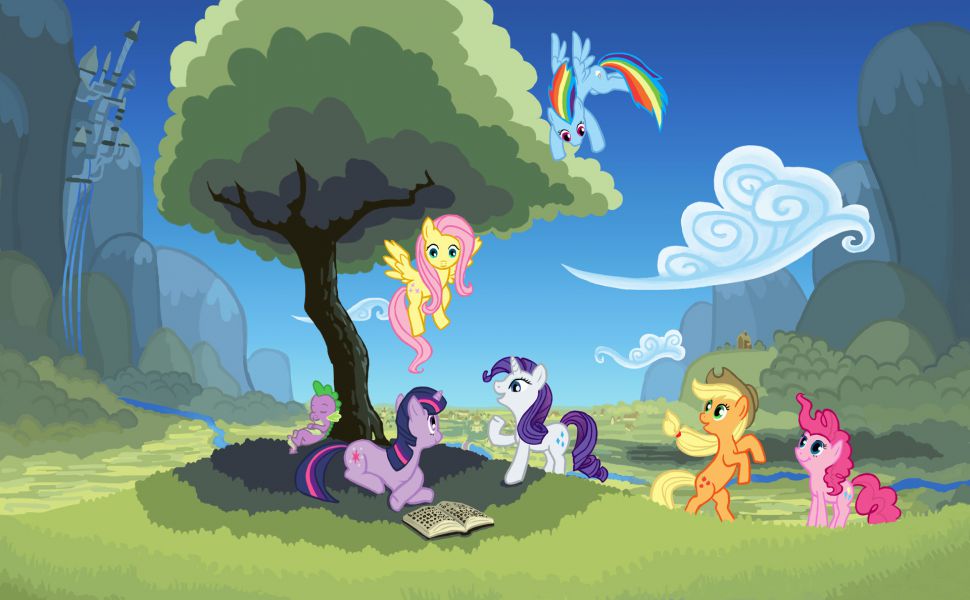 Download My Little Pony Friendship Is Magic Windows - Cartoon , HD Wallpaper & Backgrounds