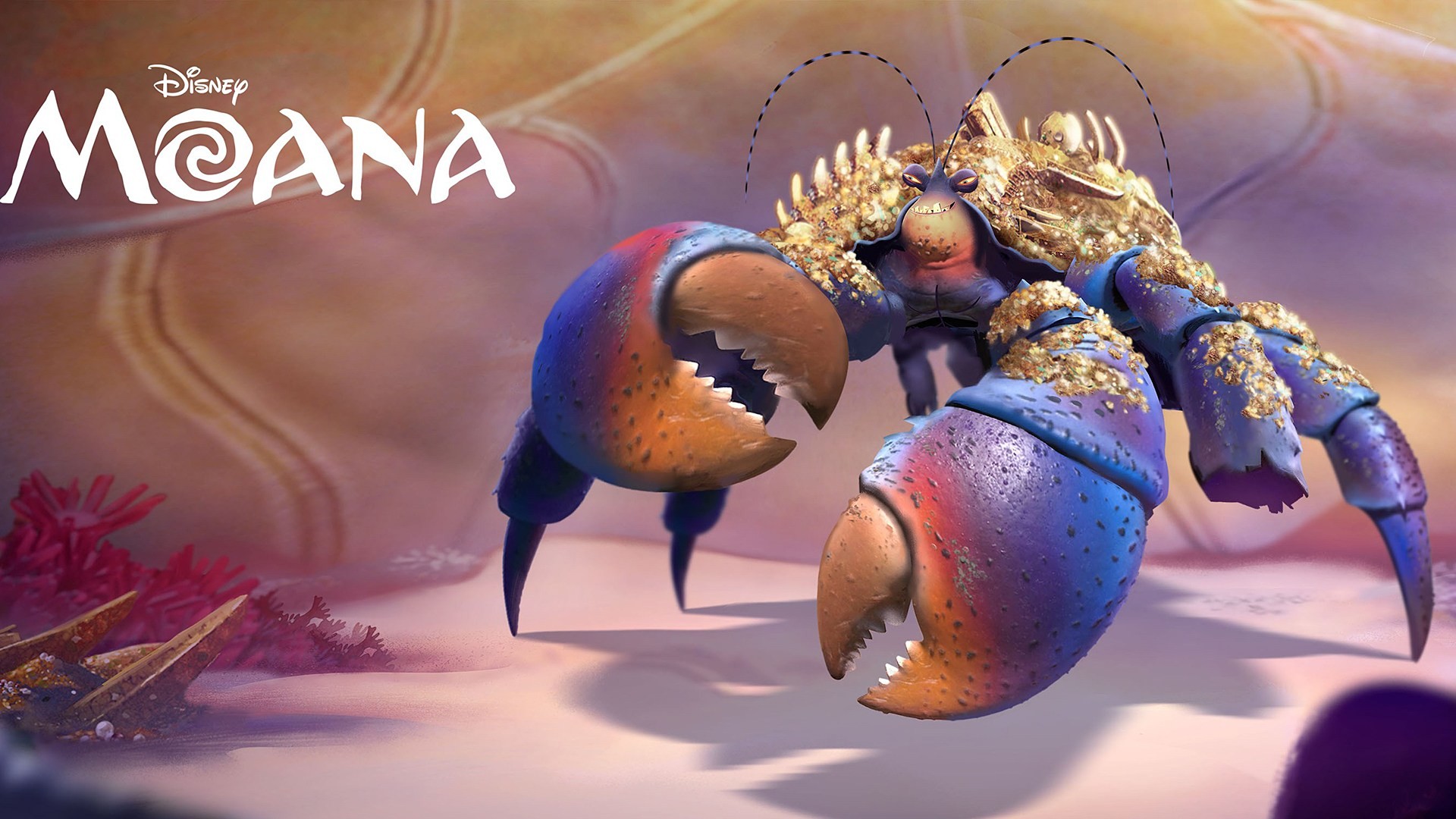 Disney Maui And Moana - Tamatoa Moana , HD Wallpaper & Backgrounds