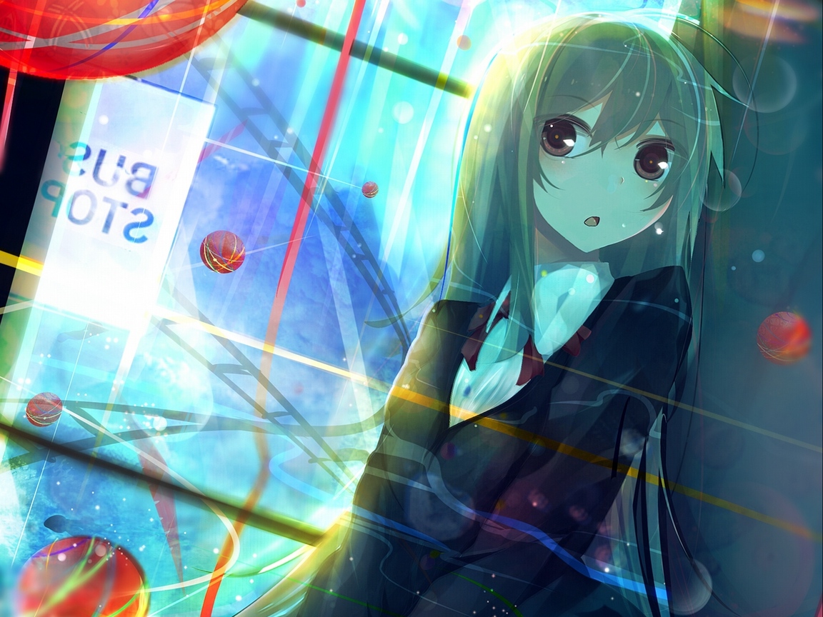 Download Wallpaper - Anime Girl In School Uniform Wallpaper Hd , HD Wallpaper & Backgrounds