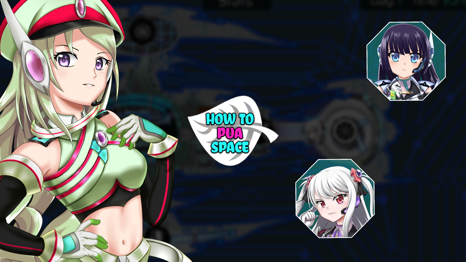 Set Sail For The Stars In Nutaku's Latest Game - Pua Space , HD Wallpaper & Backgrounds