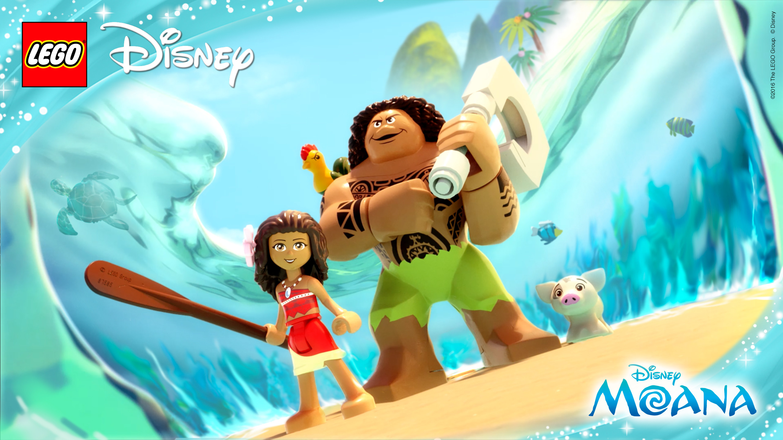 Moana On Digital Hd - Lego Disney Video Game , HD Wallpaper & Backgrounds