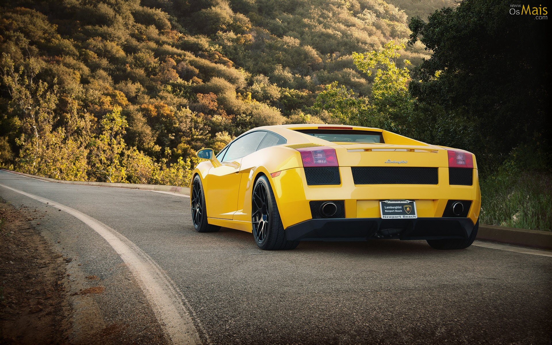 Papel De Parede Lamborghini Amarelo - De Carro , HD Wallpaper & Backgrounds
