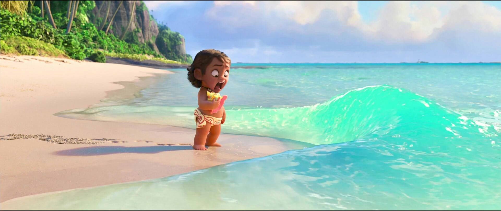 A Friend Did This Edit Of Baby Moana When She Saw Her - Wreck It Ralph 2 Baby Moana , HD Wallpaper & Backgrounds