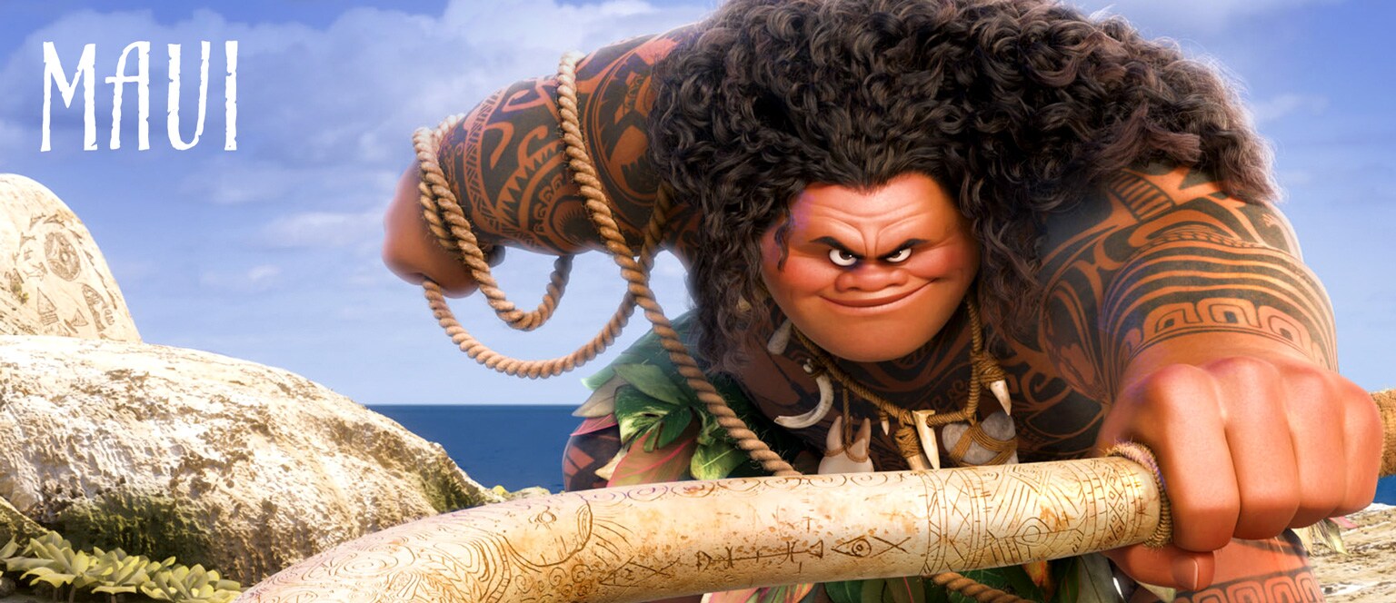 Moana - Character Hero - Maui - Maui In Moana , HD Wallpaper & Backgrounds