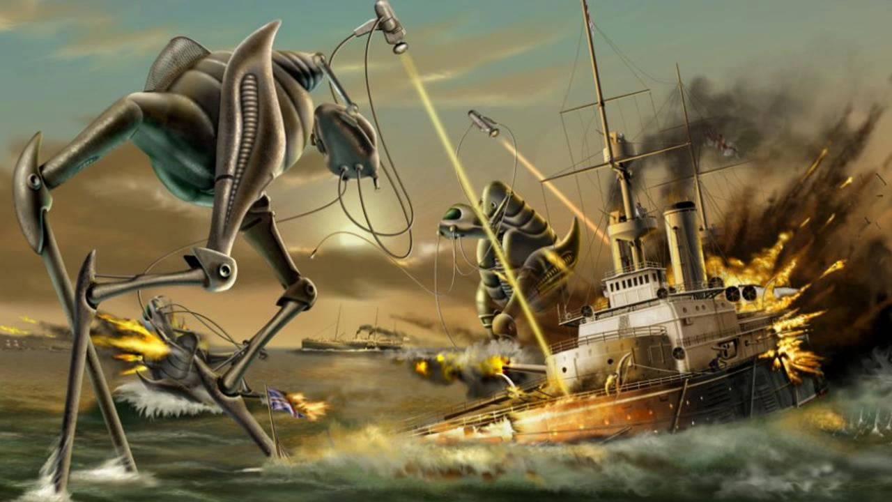 The War Of The Worlds By H - War Of The Worlds Wells , HD Wallpaper & Backgrounds