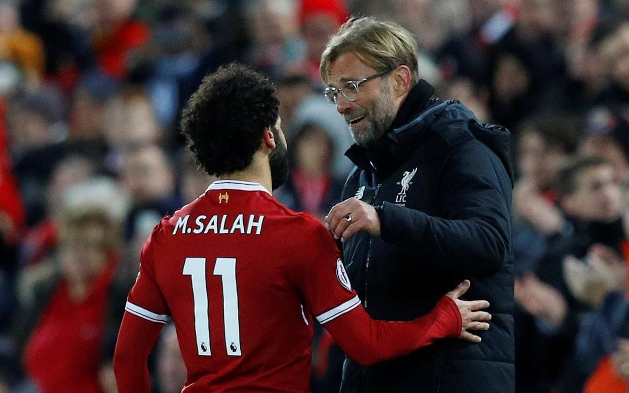 'mo Salah Could Score Something Like 70 Goals This - Jurgen Klopp Mohamed Salah , HD Wallpaper & Backgrounds