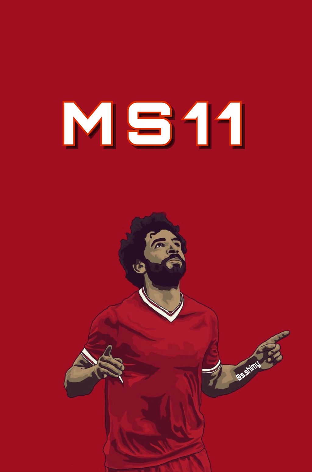 #salah #salah11 #mosalah #egypt #liverpool #football - Mo Salah Wallpaper Cartoon , HD Wallpaper & Backgrounds