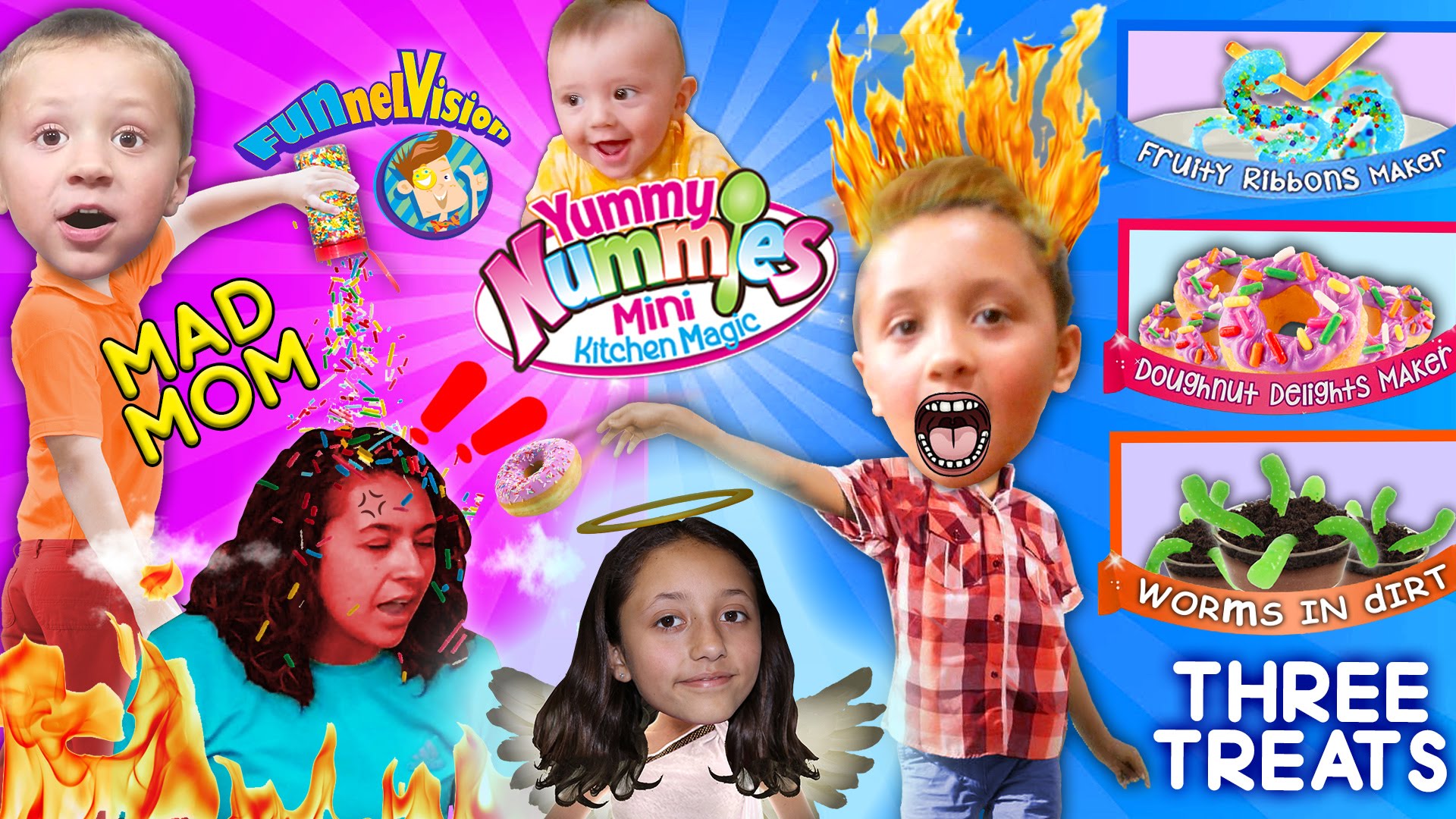 Mike's Head On Fire Kids Cooking Mess, Mom Gets Mad - Child , HD Wallpaper & Backgrounds