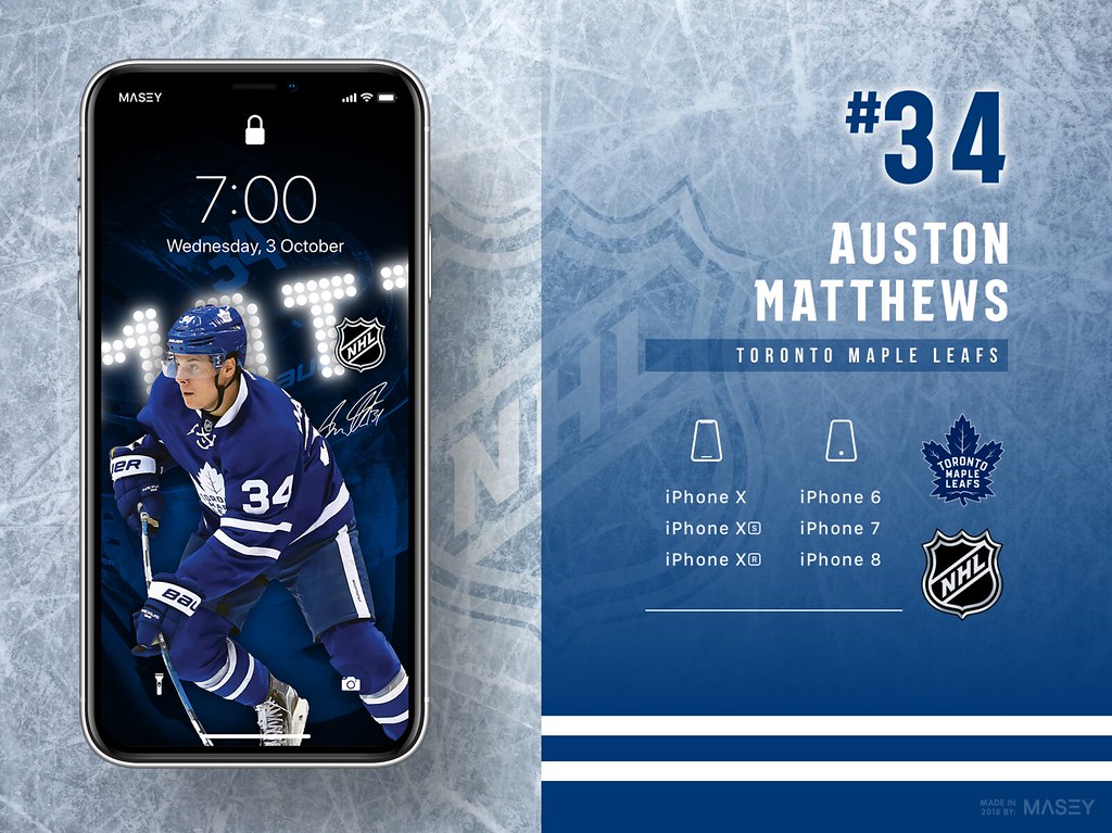 Auston Matthews Iphone Wallpapers - Montreal Canadiens Iphone X , HD Wallpaper & Backgrounds