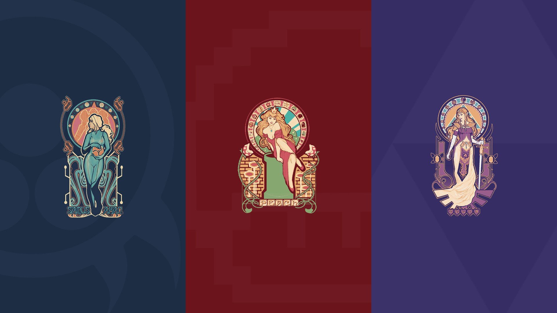 The Legend Of Zelda, Zelda, Triforce, Princess Peach, - Legend Of Zelda Collage , HD Wallpaper & Backgrounds