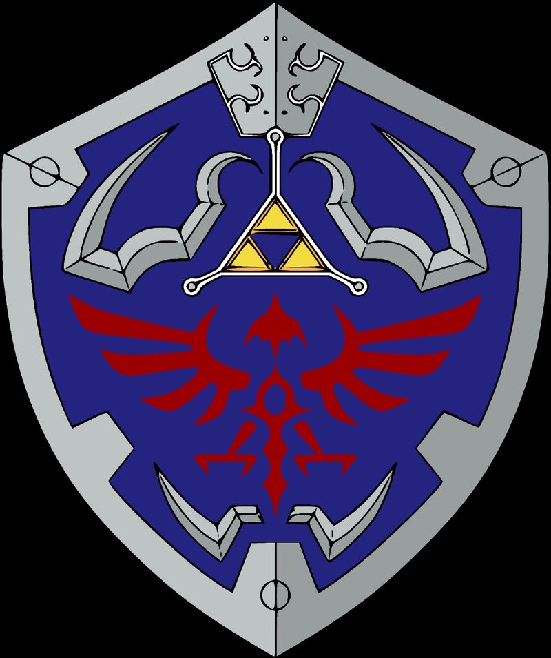 Zelda Triforce - Hylian Shield Keychain , HD Wallpaper & Backgrounds