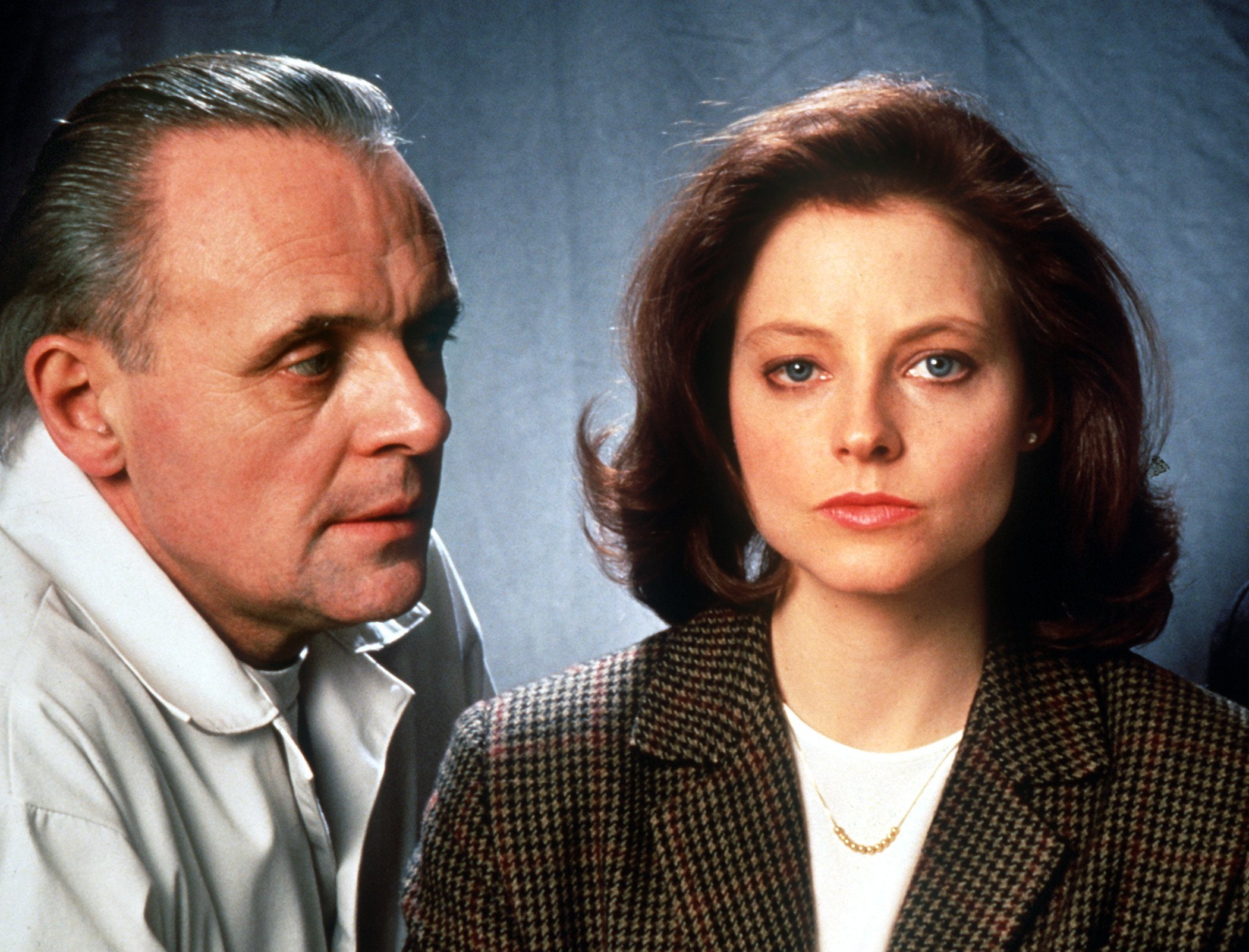 Crime, Drama, Hannibal, Lambs, Silence, The, Thriller - Jodie Foster Y Anthony Hopkins , HD Wallpaper & Backgrounds