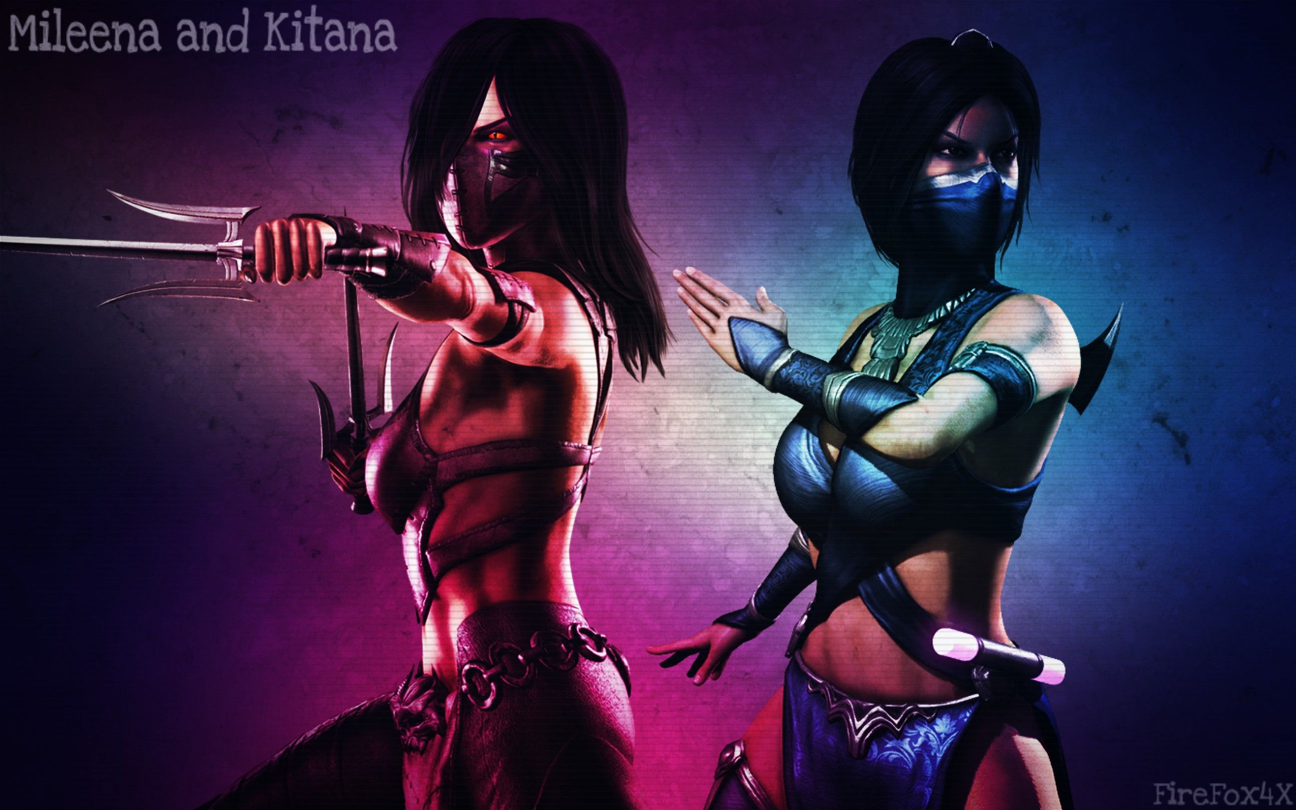Mortal Kombat Kitana Wallpapers Wallpaper Cave - De Mortal Kombat X Mileena , HD Wallpaper & Backgrounds