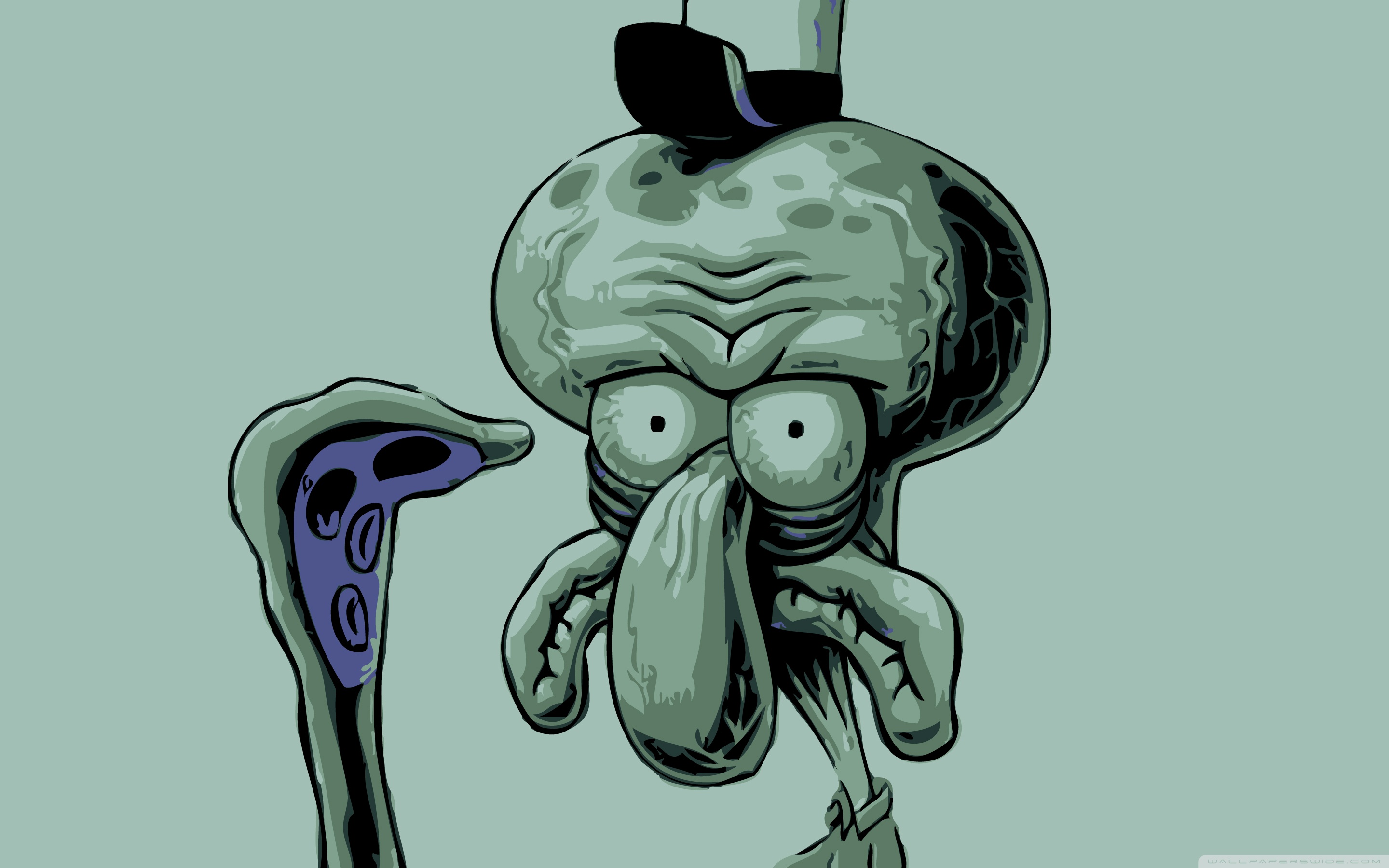 Related Wallpapers - Squidward Hd , HD Wallpaper & Backgrounds