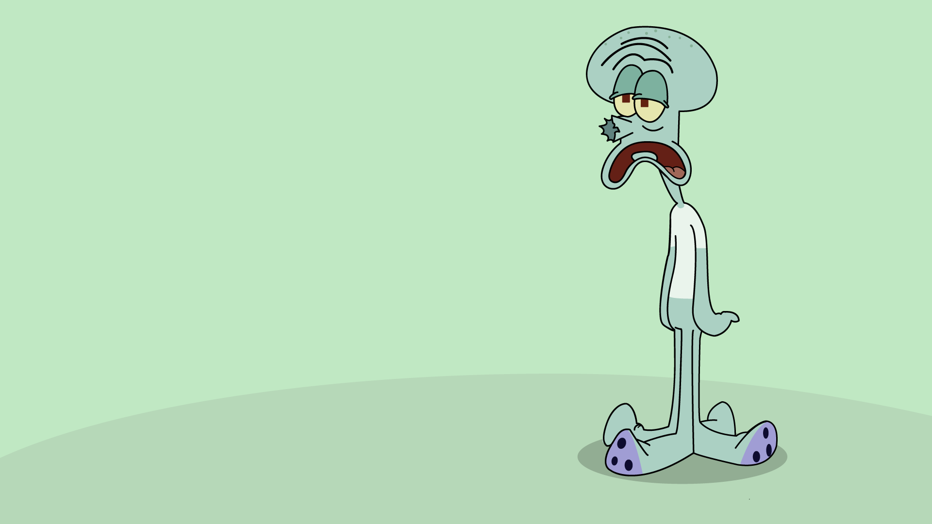 I Made This Squidward Wallpaper, What Do You Guys Think - Squidward Wallpaper Hd , HD Wallpaper & Backgrounds