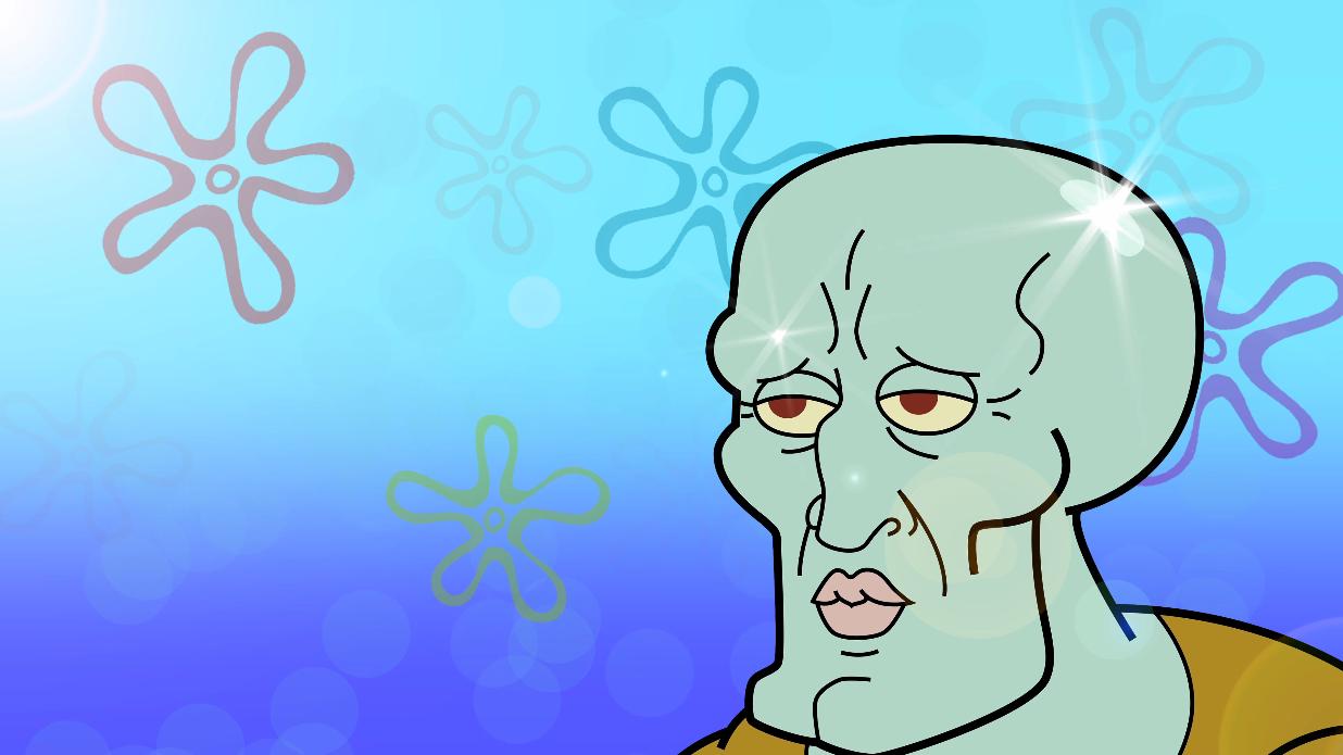 Squidward Wallpaper Group 30 Download For Free - Sexy Squidward , HD Wallpaper & Backgrounds