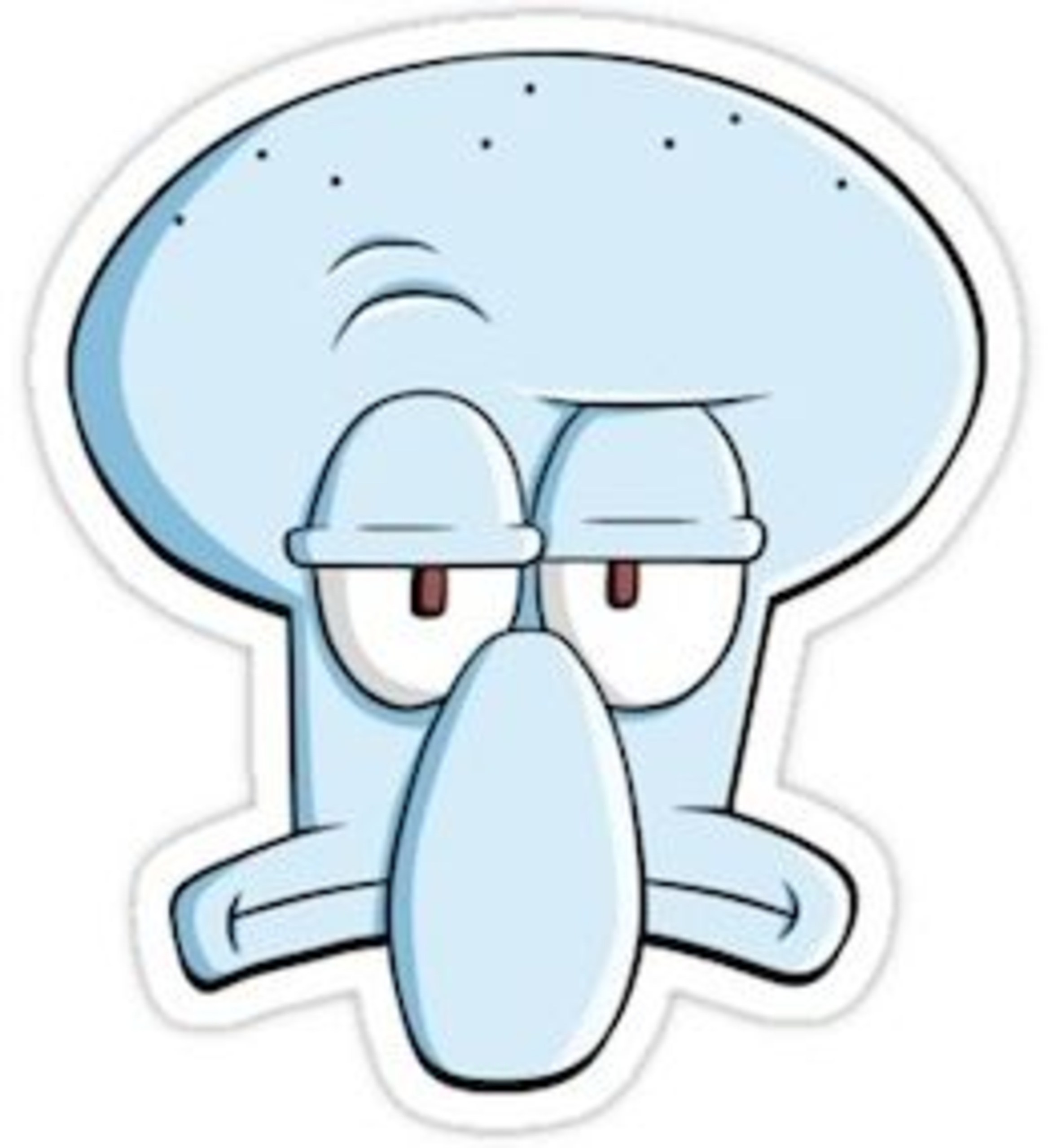 Mobiles Qhd - Squidward Tentacles Stickers , HD Wallpaper & Backgrounds