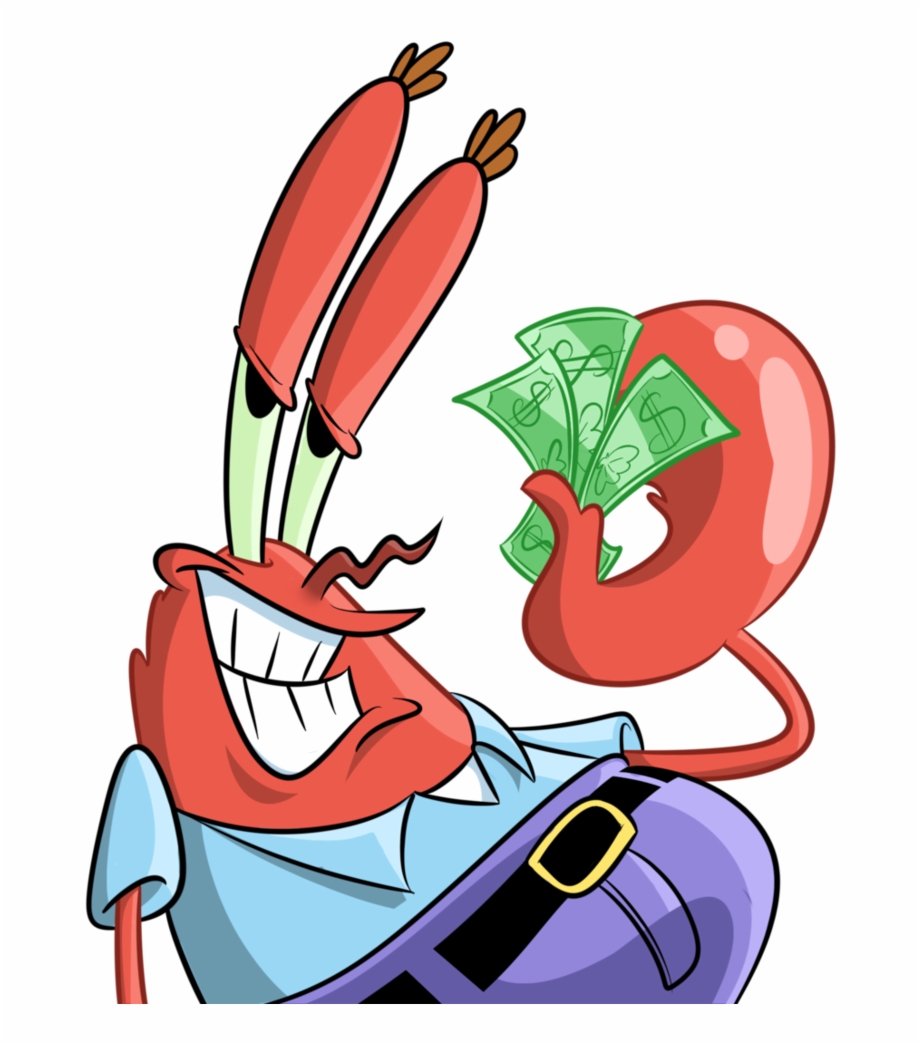 Mr Krabs Png - Mr Krabs Money Png , HD Wallpaper & Backgrounds