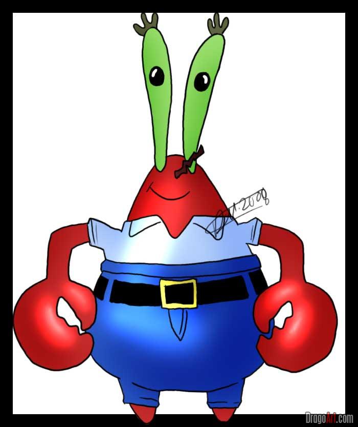 Crab Cartoon Pictures - Gambar Mr Krab & Spongebob , HD Wallpaper & Backgrounds