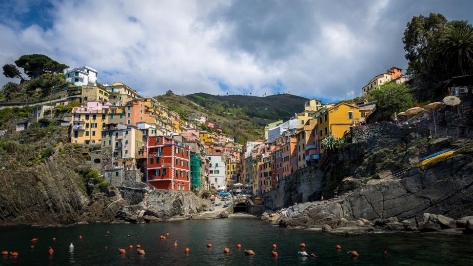 Riomaggiore, Cinque Terre, Liguria, Italy, Sea, Coast, - Riomaggiore , HD Wallpaper & Backgrounds