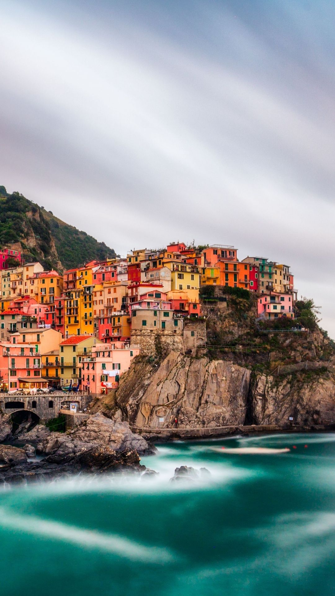 Man Made/manarola Wallpaper Id - Italy Wallpaper Iphone , HD Wallpaper & Backgrounds