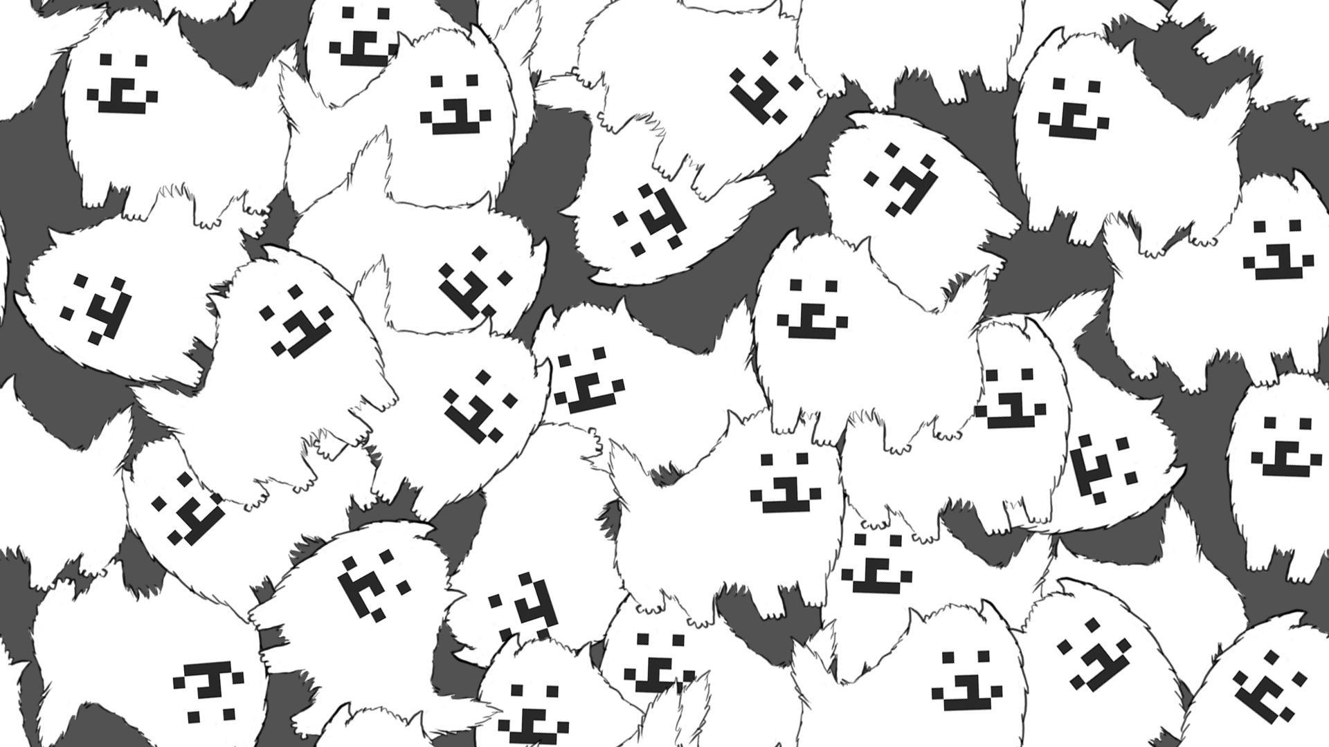 Tile-able Dog Wallpaper I Made - Annoying Dog Undertale Background , HD Wallpaper & Backgrounds
