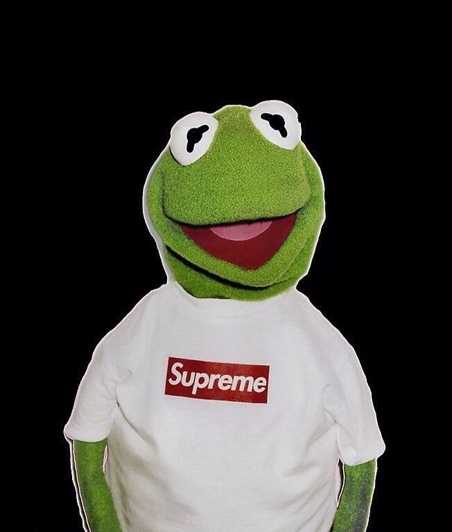 Kermit Logo By Theodorand - Supreme Kermit Png , HD Wallpaper & Backgrounds