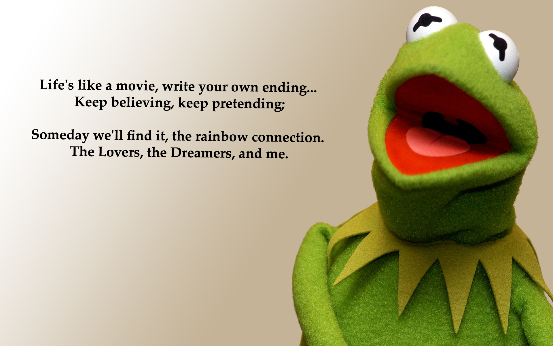 Kermit The Frog Quotes - Kermit The Frog Wallpaper Backgrounds , HD Wallpaper & Backgrounds