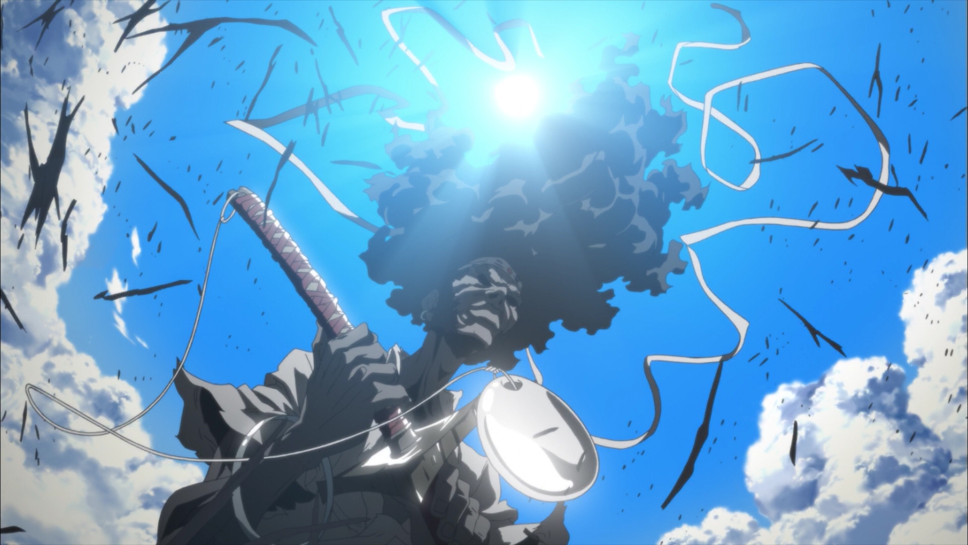 Cartoonwallpapershd Hd Afro Samurai Wallpaper - Best Anime Swordsman Badass , HD Wallpaper & Backgrounds