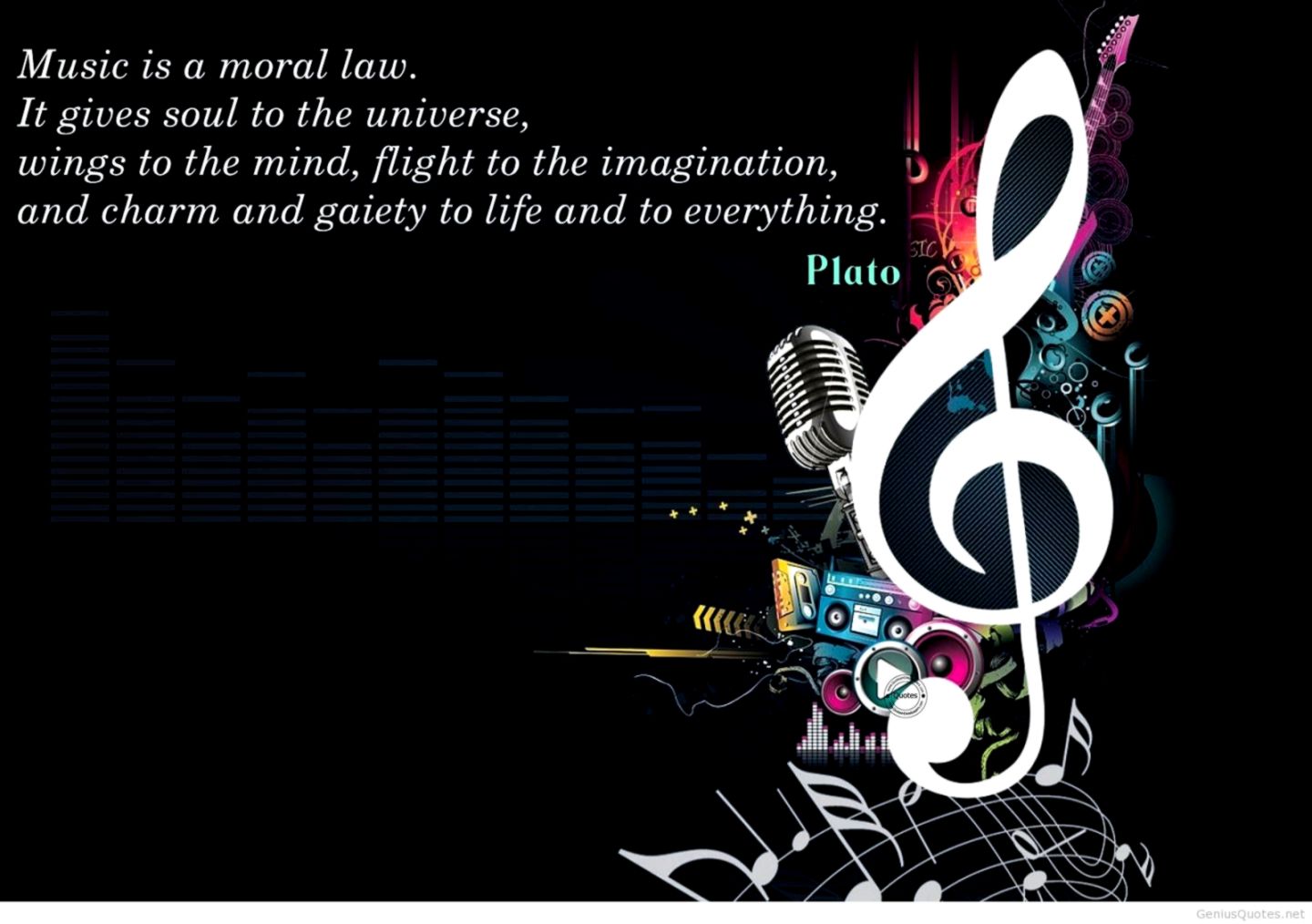 A Musical Mind Matters Keep Music In Schools Trickeybusinessblog - Music Is A Moral Law It Gives Soul To The Universe , HD Wallpaper & Backgrounds
