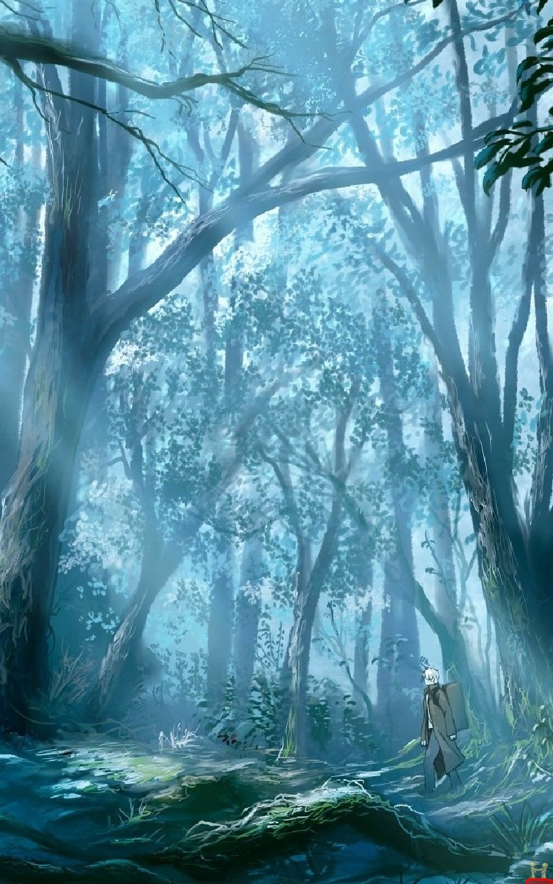 Ginko Mushishi Wallpaper - Anime Backgrounds , HD Wallpaper & Backgrounds