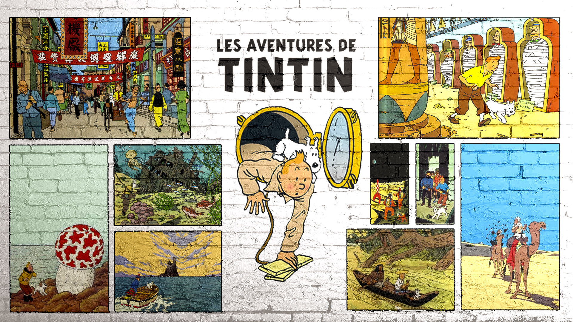 Comics Tintin , HD Wallpaper & Backgrounds