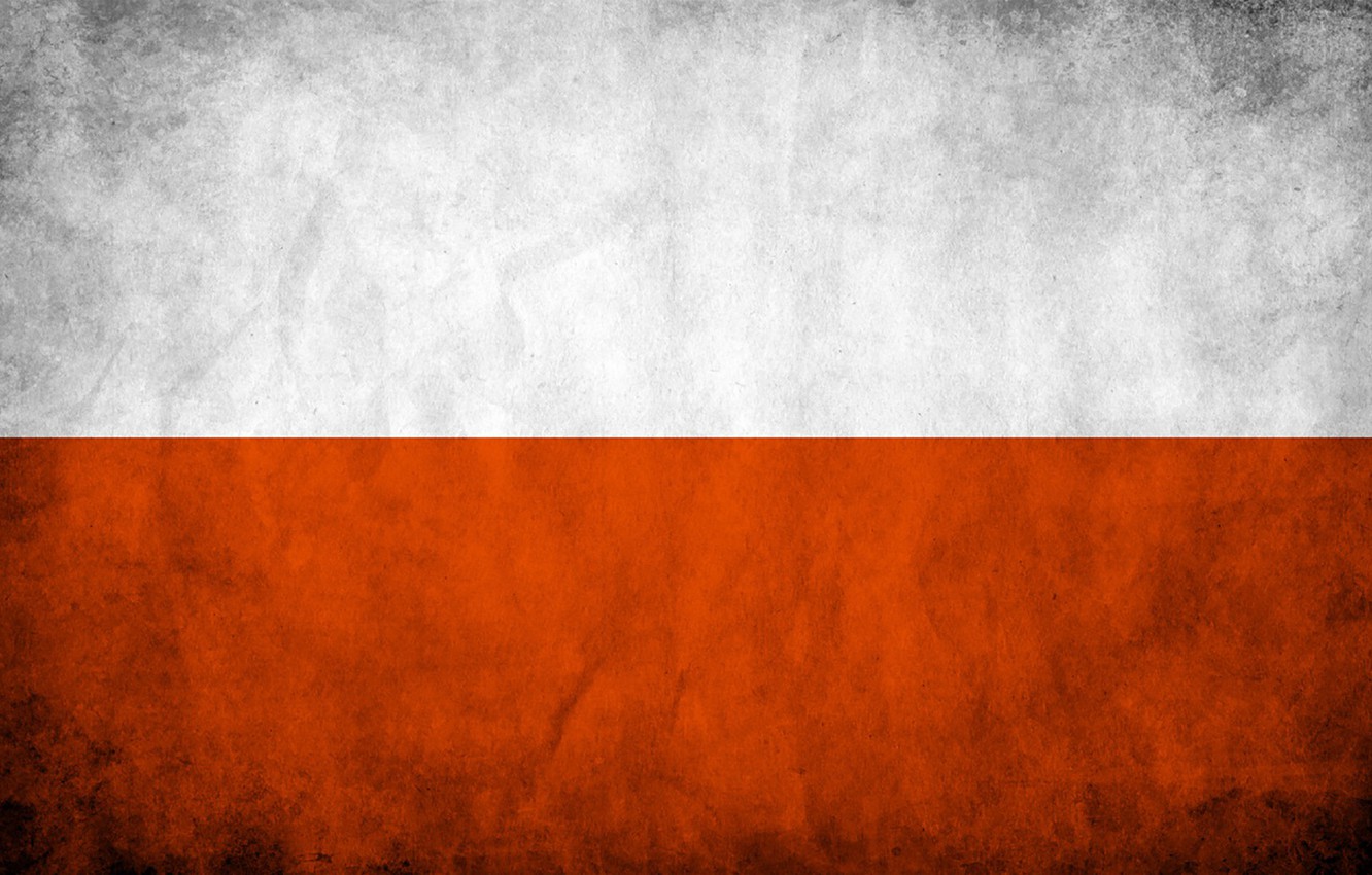 Photo Wallpaper Flag, Poland, Poland, Russia - Poland Grunge Flag , HD Wallpaper & Backgrounds